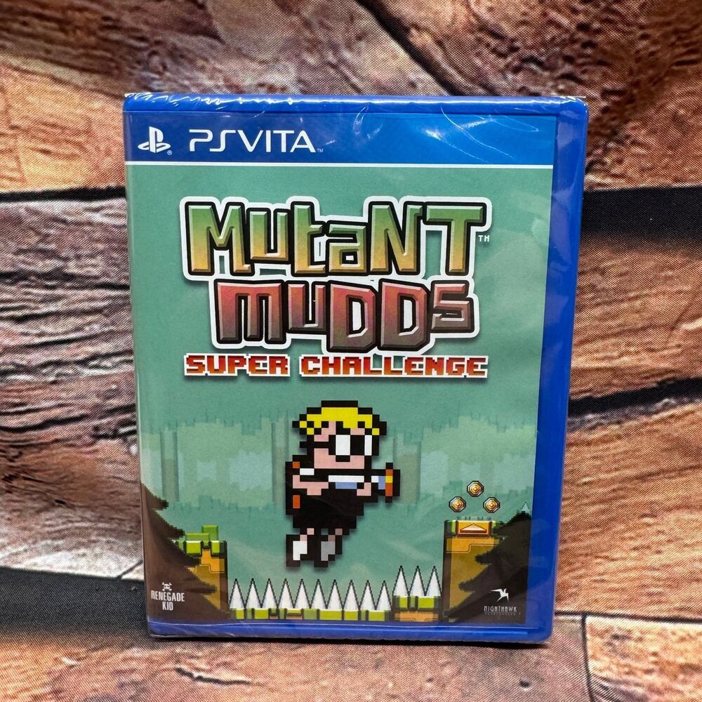 Mutant Mudds Super Challenge PS Vita Limited Run Games 55 LRG Brand New Sealed